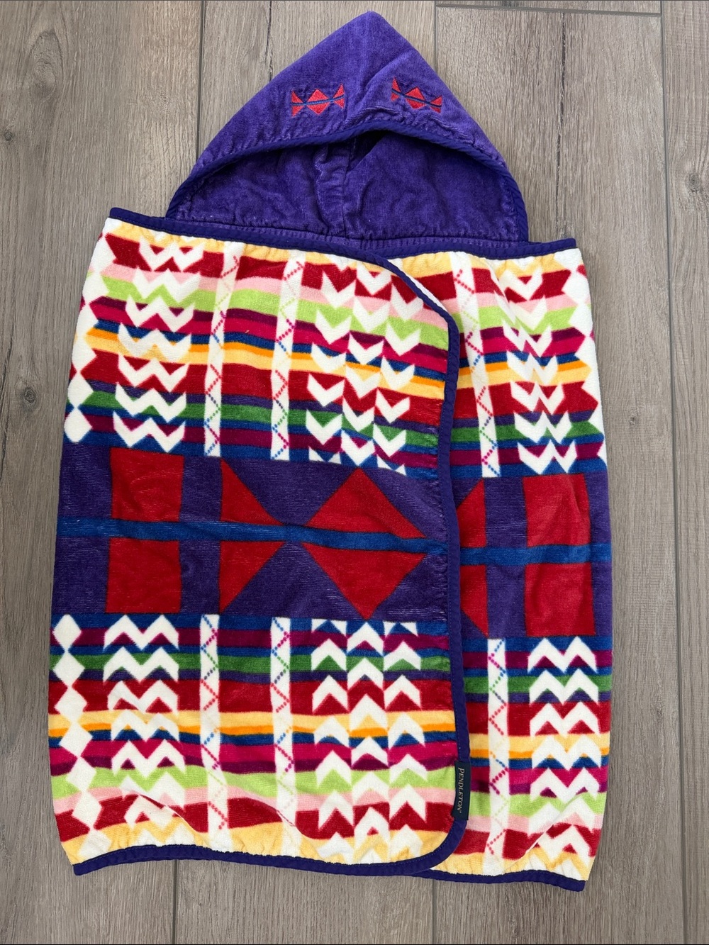Pendleton Morning Cradleboard Hooded Bath Towel for Kids